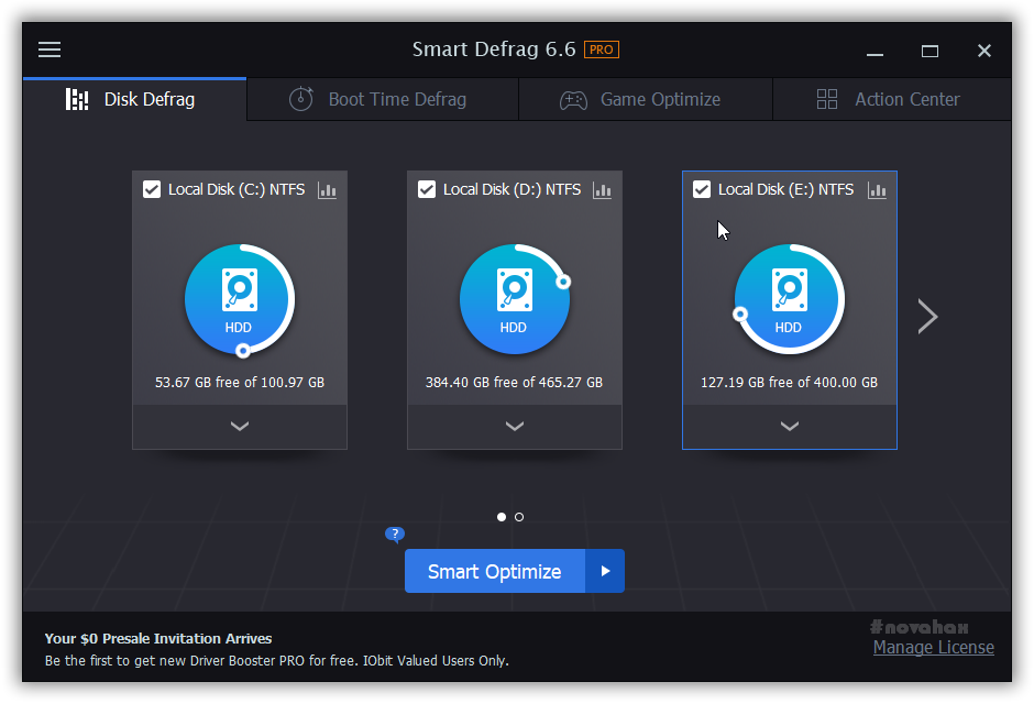 IObit Smart Defrag Pro 9.2.0.323 Crack + License Key (Latest)